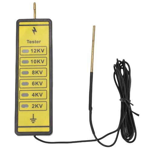 SENECESLI Elektrozauntester, 12 KV Tragbarer Zaunspannungstester Fehlerfinder mit 6 Indikatorlichtern, Unterirdischer Draht -Locator für Farms Home Gardens SENECESLI Elektrozauntester, 12 KV Tragbarer Zaunspannungstester Fehlerfinder mit 6 Indikatorlichtern, Unterirdischer Draht -Locator für Farms Home Gardens von SENECESLI