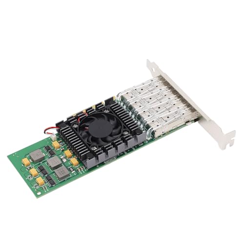 SENECESLI Ethernet -Server -Adapter, PCIe X8 Netzwerkkarte Breite Kompatibilität für das Web2.0 Rechenzentrum von SENECESLI