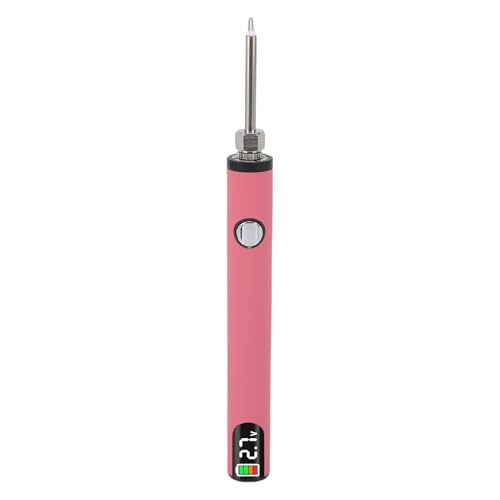 SENECESLI Fadenverbrennende Stiftkit, Digitalfadenbrennender Stift Automatisch Schützt mit Speicherboxen für Perlen (PINK) von SENECESLI