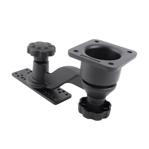 SENECESLI Fischfinder Swing Arm Mount, Safe Hält Universelle 2 Rotierende Punkte 6 in Schwungarmhalterungen für Chartplotter SENECESLI Fischfinder Swing Arm Mount, Safe Hält Universelle 2 Rotierende Punkte 6 in Schwungarmhalterungen für Chartplotter von SENECESLI