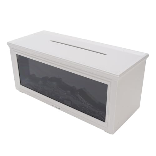 SENECESLI Flammdiffusor, Kamin -Luftbefeuchter Auto Schotten (WHITE) von SENECESLI