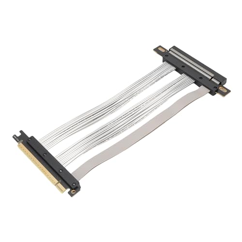 SENECESLI GPU -Grafikkartenverlängerungskabel, 128 GB/s Anti EMI PCIe 5.0 Riser -Kabel für Wasserkühlsysteme (30cm) von SENECESLI