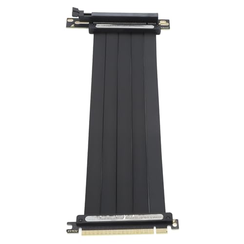 SENECESLI GPU Riser -Kabel, Verlängerungskabel Schwarz Segmentiertes Design PCIE4.0 X16 für RX6950xt RX6900XT für RTX3090TI RTX3090 (300 mm) von SENECESLI