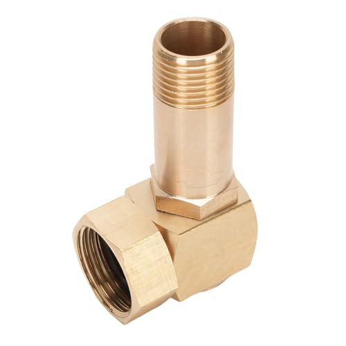 SENECESLI Gartenschlauch Schwenkelbow Stecker, 1 Zoll GHT Zinklegungsschlauch Adapter Einfache Installation, Schlauchrollenanpassungsschwenkelbogenanschluss SENECESLI Gartenschlauch Schwenkelbow Stecker, 1 Zoll GHT Zinklegungsschlauch Adapter Einfache Installation, Schlauchrollenanpassungsschwenkelbogenanschluss von SENECESLI
