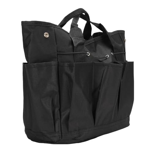 SENECESLI Gartenwerkzeugspeicherbeutel, Multi -Taschen -Garten Werkzeugtasche Zum Camping (Black) von SENECESLI