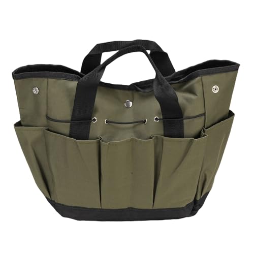 SENECESLI Gartenwerkzeugspeicherbeutel, Multi -Taschen -Garten Werkzeugtasche Zum Camping (Green) von SENECESLI
