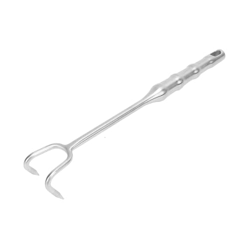 SENECESLI Grillfleischhaken, Fleischhaken mit Hohem Campinghaken mit Hohem Grill Level (Kleine 31 cm) von SENECESLI