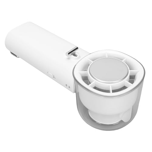 SENECESLI Handheld -Kühllüfter, Langlebige Tragbare Handheld -Lüfter Ruhig für Reisen (WHITE) von SENECESLI