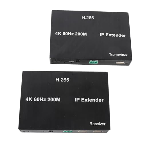 SENECESLI KVM -Ethernet -Adapter, Plug and Play Anti Interferenz KVM USB Extender für die Tastatur (EU-Stecker) von SENECESLI