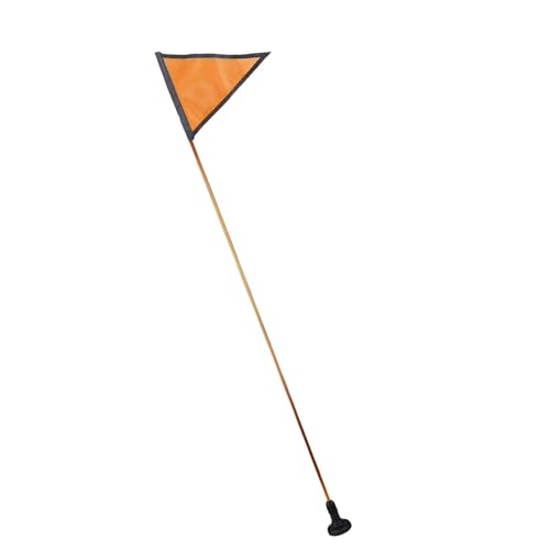 SENECESLI Kajak Sicherheitsflagge Withpole, Selbstverbindung Kajak Flag Pole Einfache Installation für Bootskanu Yacht Beiboot, Hochvissibilität von SENECESLI