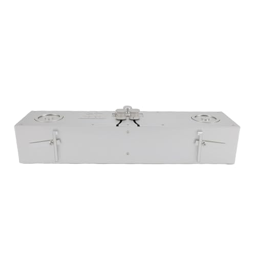 SENECESLI Kassettenrekorder Electric Extension Bracket, Silberrollenspieler Elektrische Verlängerungshalterung Hoher Härte mit 2 NAB -Hub -Adaptern für den Austausch (EU-Stecker) von SENECESLI