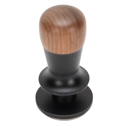 SENECESLI Konstante Druckkaffeemanips, Walnuss Edelstahl Kaffee Hand Manipulation Konsistente Pulverpresse für Kaffeemaschine (51MM) von SENECESLI