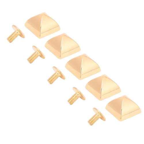 SENECESLI Lederschrauben, 4 -Pyramiden -Ecke Nietschraube 20pcs 12 Mm Zur Reparatur der Dekoration (GOLD) von SENECESLI