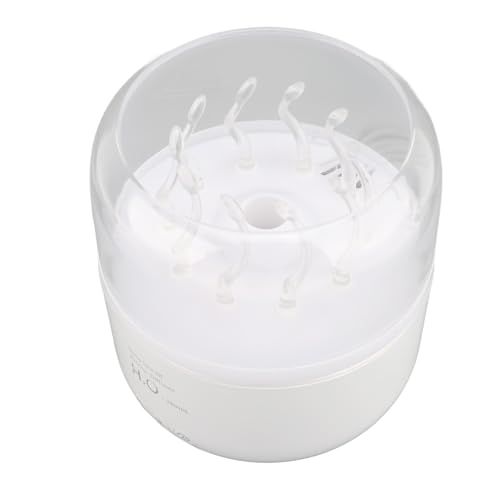 SENECESLI Luftbefeuchter, 280 Ml Wassertank 5 V USB -Duftdiffusor 7 Farbbeleuchtung für Büroräume (WHITE) von SENECESLI