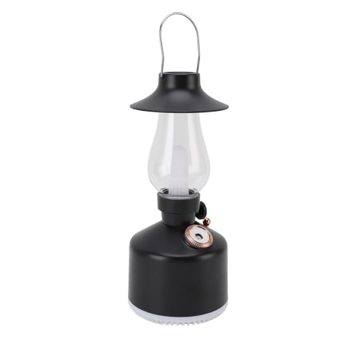 SENECESLI Luftbefeuchter mit Leichter, Tragbarer Hausbefeuchter Ruhiger Kerosinlampe Realistisch für die Arbeit (BLACK) von SENECESLI