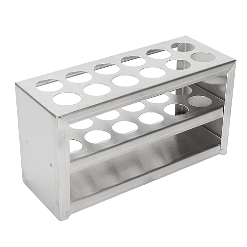 SENECESLI Metallprobenständer, Zentrifugarhalter Stabil Sicher 0,75 Zoll Durchmesser Stooburdy Struktur Edelstahl 12 Löcher 3 Werte für Experimente SENECESLI Metallprobenständer, Zentrifugarhalter Stabil Sicher 0,75 Zoll Durchmesser Stooburdy Struktur Edelstahl 12 Löcher 3 Werte für Experimente von SENECESLI