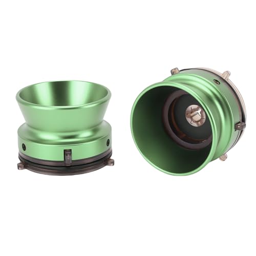 SENECESLI NAB Cube -Adapter, Universelle Lastvorrichtung Blockierbare Aluminiumlegierung 1/4 10 Zoll Zogen 1 Drehmoment eines Präzisen Paares für Reel Recorder Zum Rollen a (GREEN) von SENECESLI