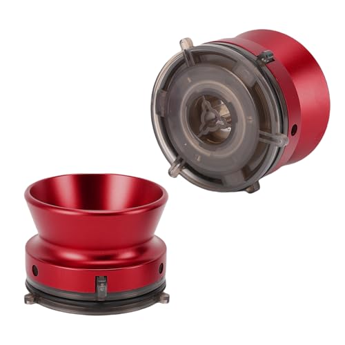 SENECESLI NAB Cube -Adapter, Universelle Lastvorrichtung Blockierbare Aluminiumlegierung 1/4 10 Zoll Zogen 1 Drehmoment eines Präzisen Paares für Reel Recorder Zum Rollen a (Rot) von SENECESLI