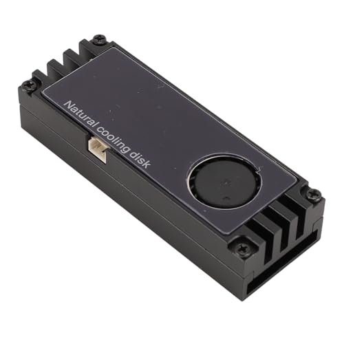 SENECESLI NVMe M.2 SSD -Kühler, Effiziente Wärmeabteilung Aluminium NVMe M.2 Heatkolben für Netzwerkgeräte (BLACK) von SENECESLI