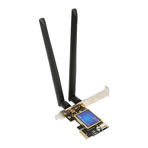 SENECESLI PCIE X1 WI FI Karte Adapter, 2.4G 5G Dual Band Bluetooth4.0 Wi Fi Netzwerkkarte Adapter für PC Desktop, 1200Mbps Super Speed Wi Fi Netzwerkkarte Wirelesss Adapter von SENECESLI