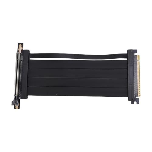 SENECESLI PCIe 5.0 Riser -Kabel, Kompatibel mit RTX 4090 (TI), PCIe 5.0 X16 Hochgeschwindigkeit Flexible Extender -Kartenverlängerungsanschlussadapter von SENECESLI