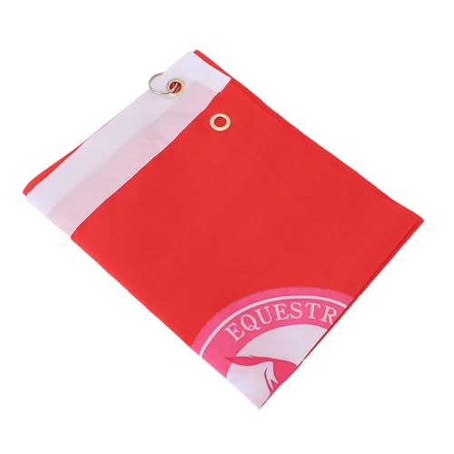 SENECESLI Reittrainingsflagge, Horse Riding Referee Flags 2PCs Tränenfest für das Üben (Rot) von SENECESLI