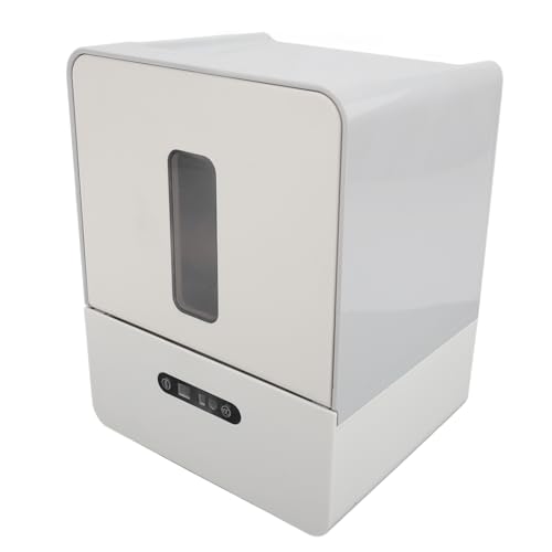 SENECESLI Roll -Papiertuchspender, Automatische Tränen Automatischer Papiertuchspender Wiederaufladbarer Wandhalterungsempfindlichkeit mit Nachtlicht für Badezimmer (GREY) von SENECESLI