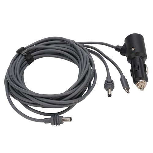 SENECESLI Satelliten 3 in 1 Stromkabel, Satellit 3 in 1 Verlängerung Stromkabel Plug and Play DC Male USB C für Disc -Antenne (#2) von SENECESLI
