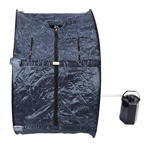 SENECESLI Sauna Box, Persönliche Dampfzip -Öffnung Sauna Spa 90 Minuten Licht Timer für Schlafzimmer (EU -Stecker 220 V 4W) von SENECESLI