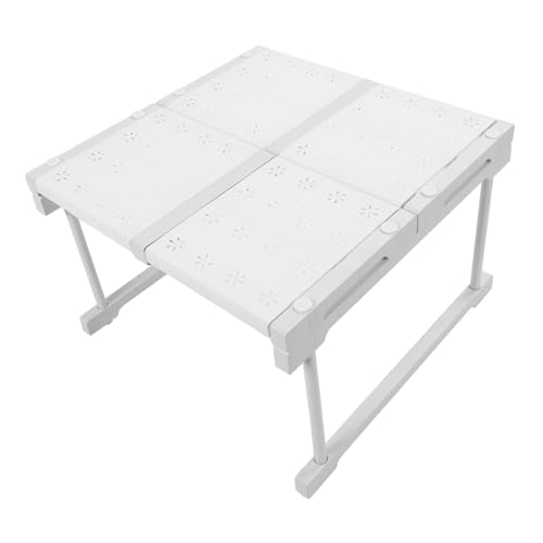 SENECESLI Schranklagerregal, Einfache Installation Erweiterbarer Schrank Der Regal Stilvolle Stapel für die Küche (Länge 37-48cm / 14.6-18,9in) von SENECESLI