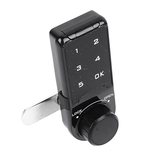 SENECESLI Sicherheitsschrank Codierter Kabinett, Schwarz 20 Mm Touch Digitales Kennwort Kennwortschrank für das Haus von SENECESLI