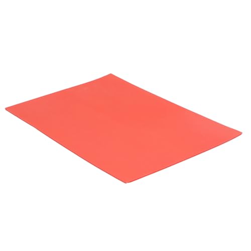 SENECESLI Snida Gummi Kissen, Stempelstempelblätter Weiche Feine Tinte Ladung Einfach zu Gravieren A4 für Lasergravurmaschine (Rot) von SENECESLI