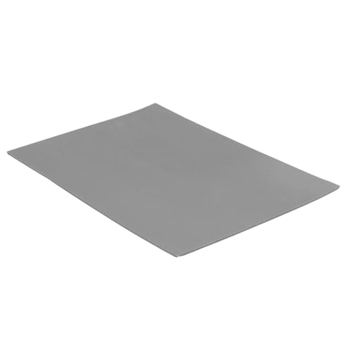 SENECESLI Snida Gummi Kissen, Stempelstempelblätter Weiche Feine Tinte Ladung Einfach zu Gravieren A4 für Lasergravurmaschine (hellgrau) von SENECESLI
