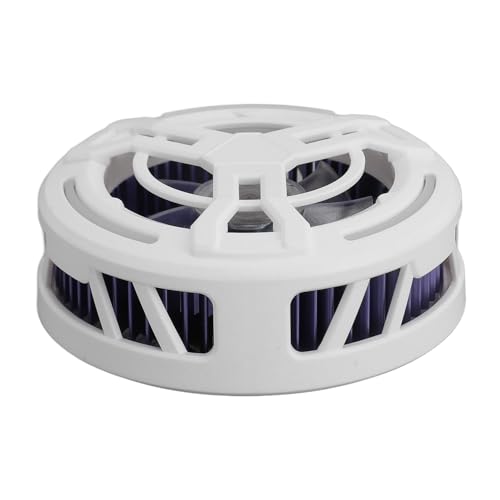 SENECESLI Tablet Cooling Lüfter, 24 -W -Anti Schlupf Farbenleuchte Magnet Tablet Cooler Stecker und Spielen Sie 5500R/min LED Temperaturanzeige für Live Streaming (WHITE) von SENECESLI
