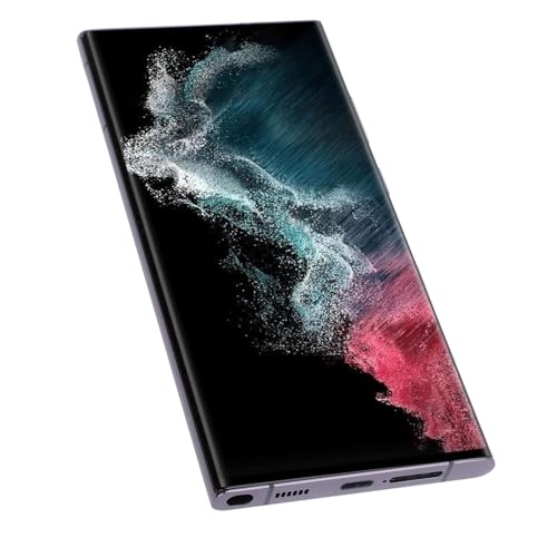 SENECESLI Touchscreen -Digitalisiererbaugruppe, 500 -ppi Telefon LCD Bildschirm Ersatz 3088 X 1440px Reaktionsschnell mit Reparaturkit für S22 Ultra 5G SM S908U (Matt-schwarz) von SENECESLI