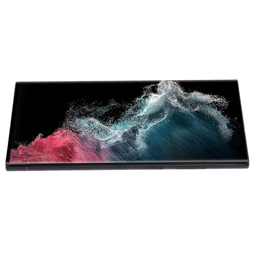 SENECESLI Touchscreen -Digitalisiererbaugruppe, 500 -ppi Telefon LCD Bildschirm Ersatz 3088 X 1440px Reaktionsschnell mit Reparaturkit für S22 Ultra 5G SM S908U (elektrisches Schwarz) von SENECESLI