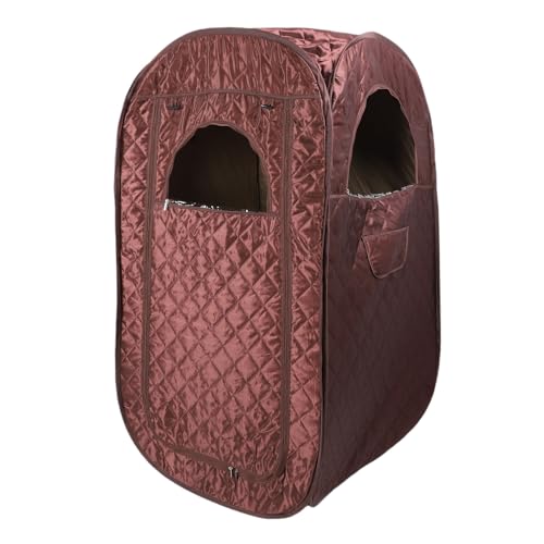 SENECESLI Tragbare Dampf -Sauna, eine Schachtel auf der Sauna des Gesamten Körpers, Bestehend aus 3 L Dampfhaus (EU -Stecker 220 V 4W) von SENECESLI
