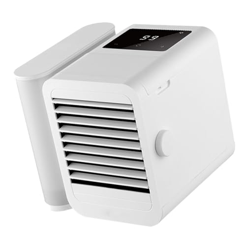 SENECESLI Tragbarer Klimaanlagenkühlventilator mit 1-99 Geschwindigkeiten und 2 Modi, 1000 Ml Wassertank, Timerfunktion, 4 in 1 -Touchscreen-Verdunstungsluftkühler mit Ruhigem Farbnachtlicht SENECESLI Tragbarer Klimaanlagenkühlventilator mit 1-99 Geschwindigkeiten und 2 Modi, 1000 Ml Wassertank, Timerfunktion, 4 in 1 -Touchscreen-Verdunstungsluftkühler mit Ruhigem Farbnachtlicht von SENECESLI