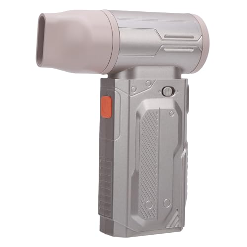 SENECESLI Turbogeladener Lüfter, 2000 -mAh -Batterie Energieeinsparung 130000 U/Min Handheld Lüftergebläse Effiziente Kühlung für Outdoor Reise (GOLD) von SENECESLI
