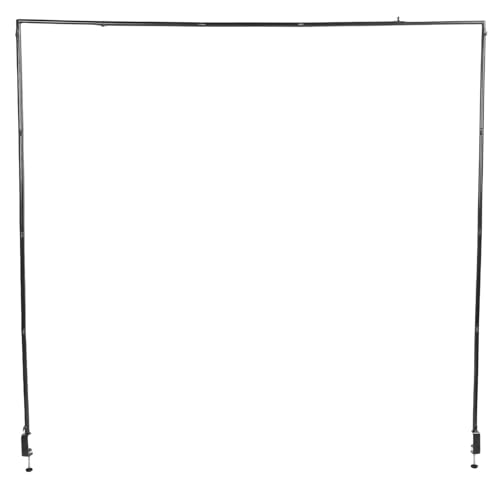 SENECESLI Über Dem Tischstabständer, Stabil Verstellbarer Stabiler Tischbogenrahmen Multi -Zweck für die Hochzeit der Party (Black) von SENECESLI