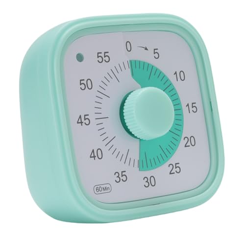 SENECESLI Visual Countdown -Timer, Kompaktes Stabiles Zeitmanagement -Tool Effizient für die Büroküche (Green) von SENECESLI