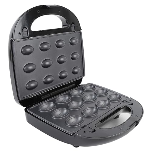 SENECESLI Waffle Maker Panini Press, Nicht -Stick, mit 6 X Backblech, 800W Kompaktem und Tragbarem Mini -Toaster, Schnelle Heizung Zum Frühstück oder Snacks (EU) von SENECESLI