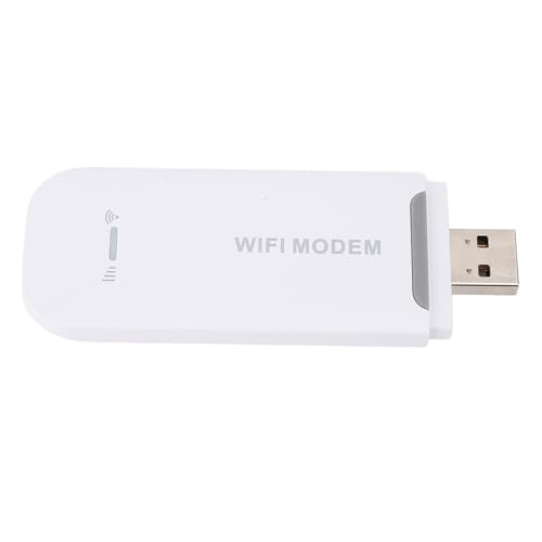 SENECESLI WiFi -Modem, LTE 4G USB -Modem Wireless Router Hochgeschwindigkeitsnetzwerk USB für Mobiltelefone Betrieben (White) von SENECESLI