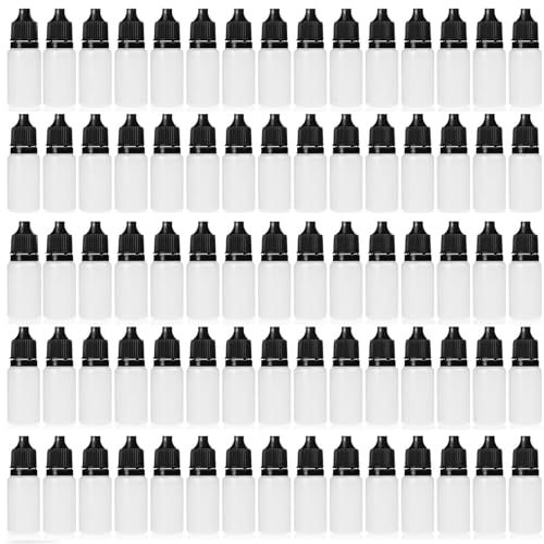SENENQU 200 Stück Kleine Liquid Flaschen 20 ml Dropflaschen Augentropfenflasche Tropfflasche Squeezable Dropper Bottles Liquid Mit 2 Trichtern von SENENQU