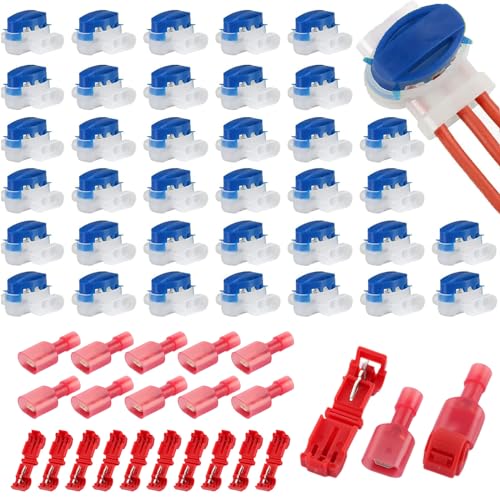 SENENQU 50Stk Kabelverbinder Mähroboter mit T-kabelverbinder, Kabelverbinder mit Gel Füllung 314 Begrenzungskabel Verbinder, kabelverbinder Wasserdicht Rasenmäher Roboter Kabelverbinder SENENQU 50Stk Kabelverbinder Mähroboter mit T-kabelverbinder, Kabelverbinder mit Gel Füllung 314 Begrenzungskabel Verbinder, kabelverbinder Wasserdicht Rasenmäher Roboter Kabelverbinder von SENENQU