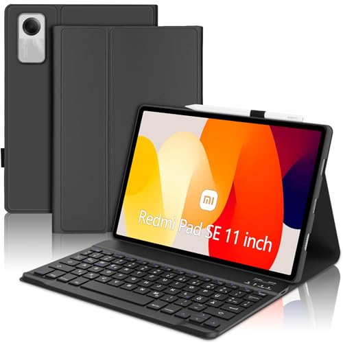 SENGBIRCH Tastatur Hülle für Xiaomi Redmi Pad SE 11 Zoll 2023 - QWERTZ Deutsche Layout Abnehmbare Wireless Bluetooth Keyboard, Tastaturhülle für Redmi Pad SE 11" 2023, Schwarz SENGBIRCH Tastatur Hülle für Xiaomi Redmi Pad SE 11 Zoll 2023 - QWERTZ Deutsche Layout Abnehmbare Wireless Bluetooth Keyboard, Tastaturhülle für Redmi Pad SE 11" 2023, Schwarz von SENGBIRCH