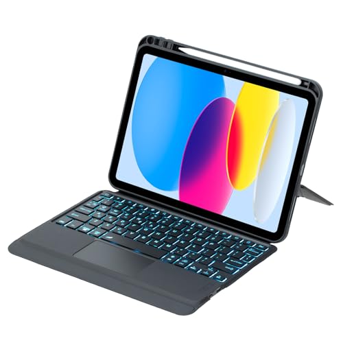 SENGBIRCH Tastaturhülle für iPad 11. A16 - QWERTZ Deutsch Bluetooth Folio Tastatur, 10.9-Zoll iPad 10. Hülle Abnehmbares Magnetgehäuse mit verschiedenen Faltwinkeln, Schwarz SENGBIRCH Tastaturhülle für iPad 11. A16 - QWERTZ Deutsch Bluetooth Folio Tastatur, 10.9-Zoll iPad 10. Hülle Abnehmbares Magnetgehäuse mit verschiedenen Faltwinkeln, Schwarz von SENGBIRCH