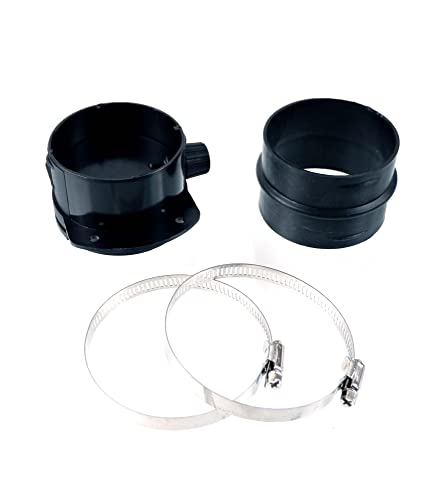 SENHE 75 MM Flat Vavle Klappe Einstellbare Luft Diesel Standheizung Entlüftungsleitung Zweig Splitter Auspuffrohr Joiner Stecker Passend for Webasto von SENHE
