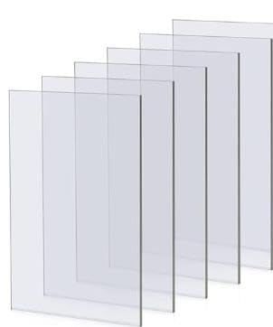 SENJEOK 10 Stück A4 transparente Acrylplatten mit Schutzfolie, 1 mm transparente Kunststoffplatte, Acrylplatte für Bilderrahmen, Display-Projekte, DIY Handwerk, Malerei SENJEOK 10 Stück A4 transparente Acrylplatten mit Schutzfolie, 1 mm transparente Kunststoffplatte, Acrylplatte für Bilderrahmen, Display-Projekte, DIY Handwerk, Malerei von SENJEOK