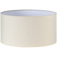 FABRILAMP - Zylindrischer Lampenschirm Dori E27 beige 35Dx35dx20h Cm Popelin Stoff - FAB 176133515 von SENKO